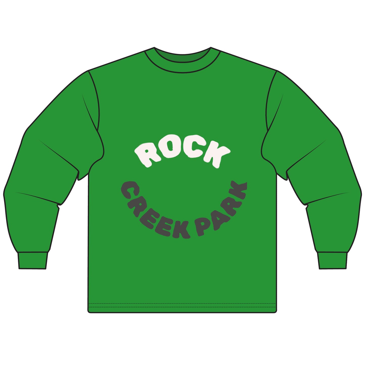 SiStained8 Rock Creek Park Long Sleeve 100% Cotton Tee (Unisex)