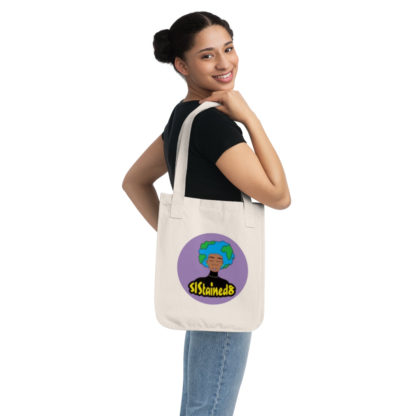 SiStained8 Organic Canvas Tote Bag