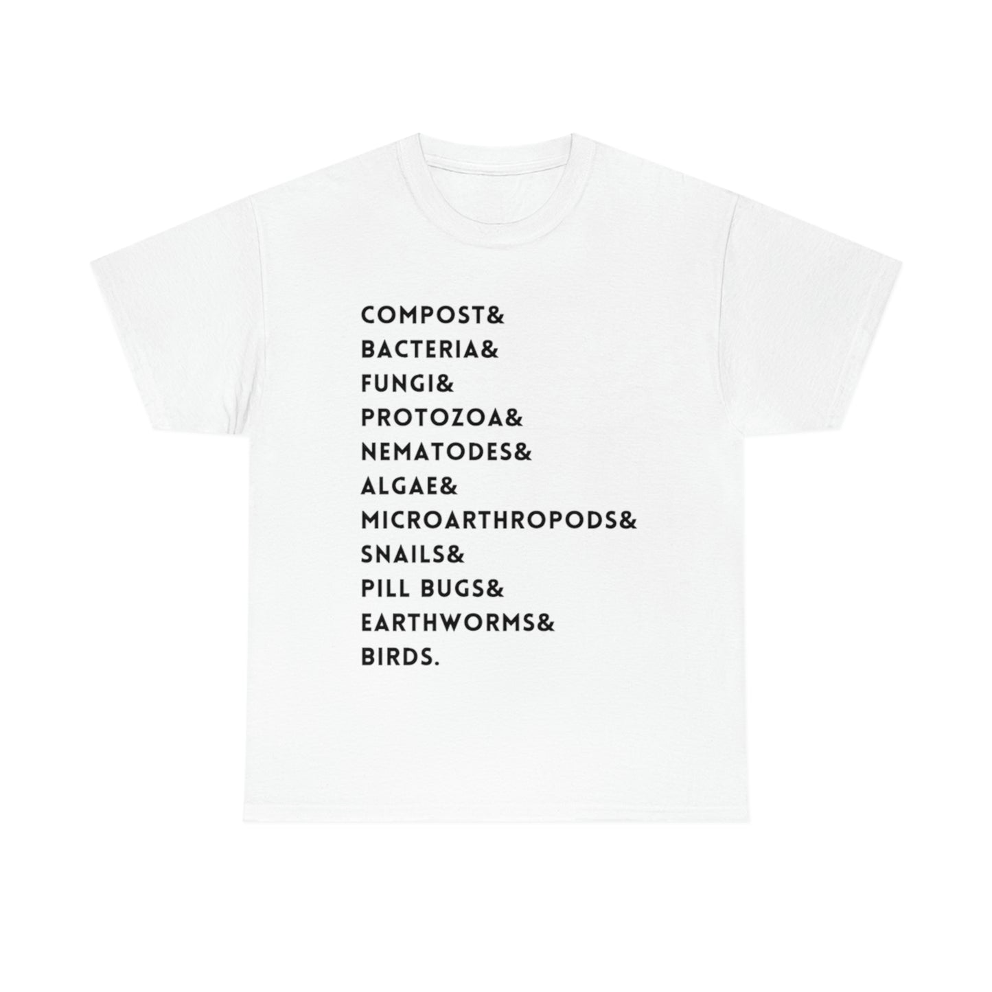 Compost Ampersand Tee (White)